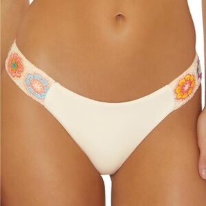 Isabella Rose Women's 1969 Cali Bikini Bottom, Cheeky Coverage NWT size L